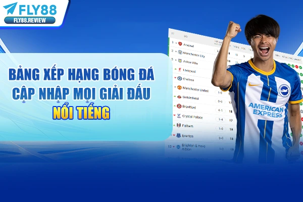 Bảng Xếp Hạng Bóng Đá Cập Nhập Mọi Giải Đấu Nổi Tiếng 2026
