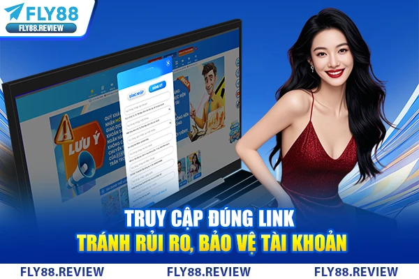 Truy cập đúng link – Tránh rủi ro, bảo vệ tài khoản